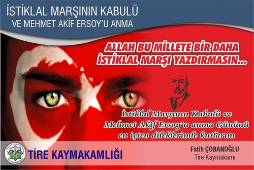 İstiklal Marşının Kabulü ve Mehmet Akif Ersoy'u Anma Programı